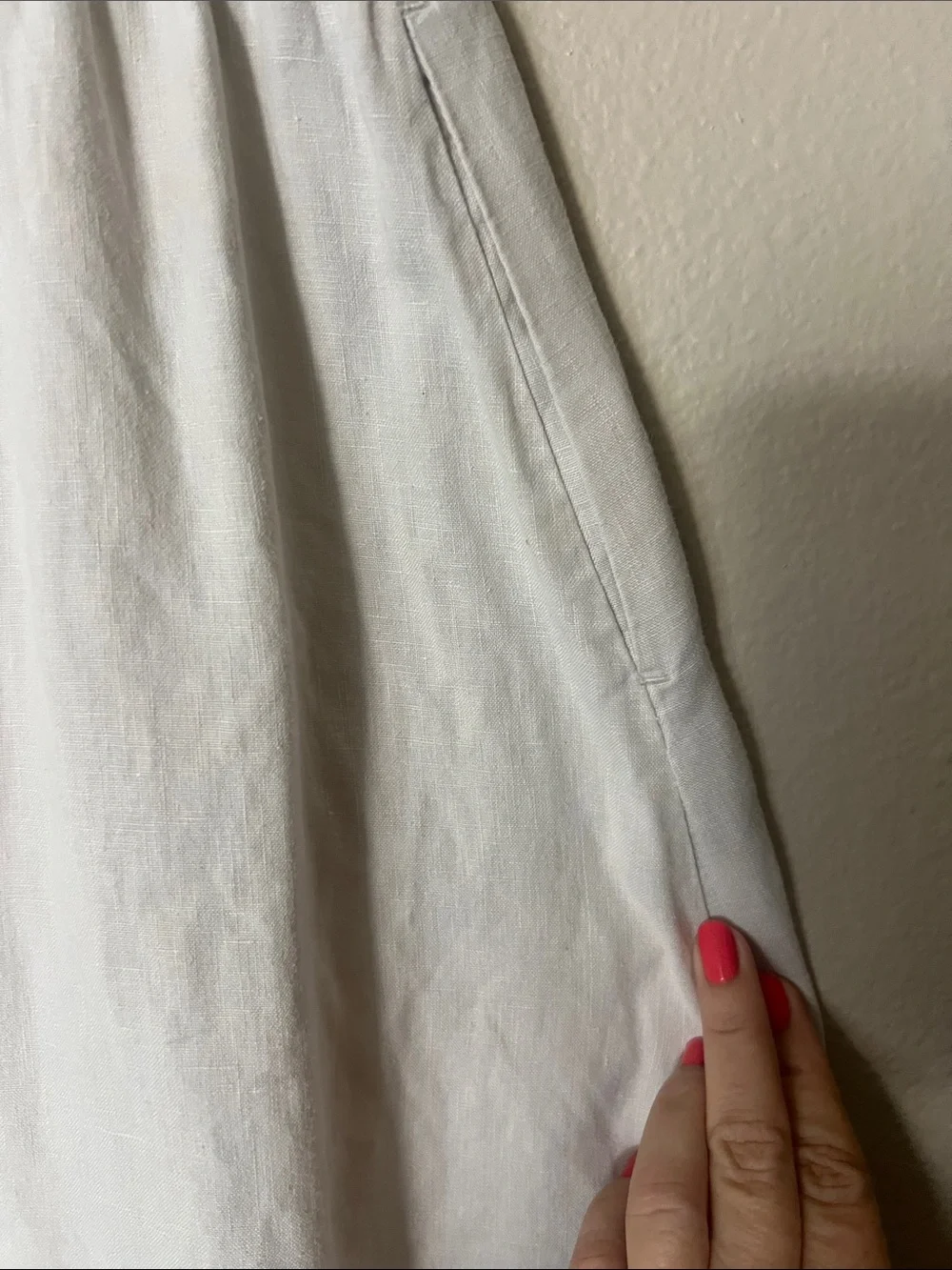 Sold sold sold Quince Sand European Linen Side Slit Maxi Skirt sand large